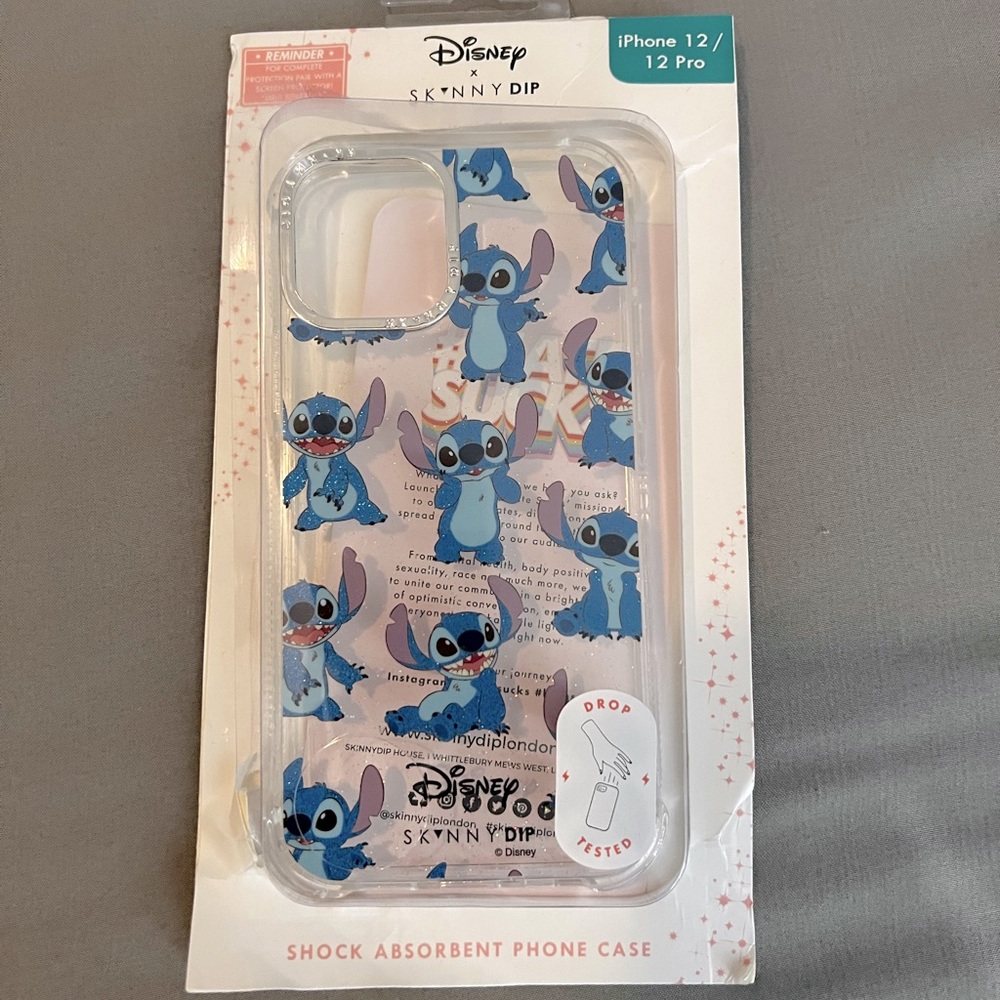 Stitch iPhone 12/12 Pro Phone Case